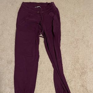 Athleta purple jogger pants size xsp